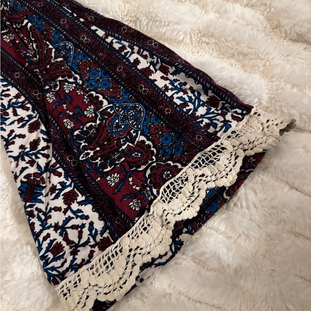 Boho bell bottom leggings